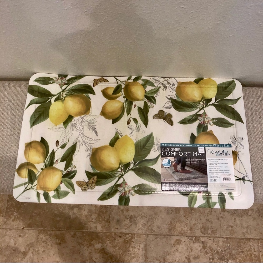 Lemon design comfort mat